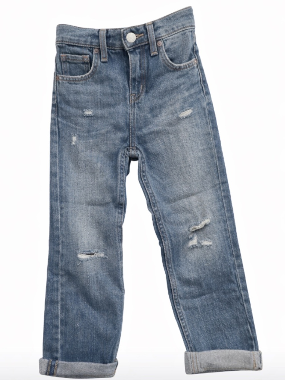 Old Navy Girls High‑Rise Slouchy Straight Jeans – Size 10
